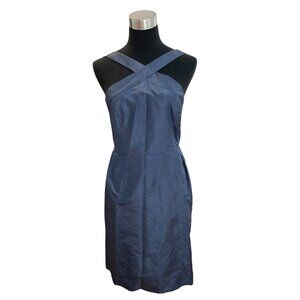 Jcrew bridesmaid dress navy blue size 4